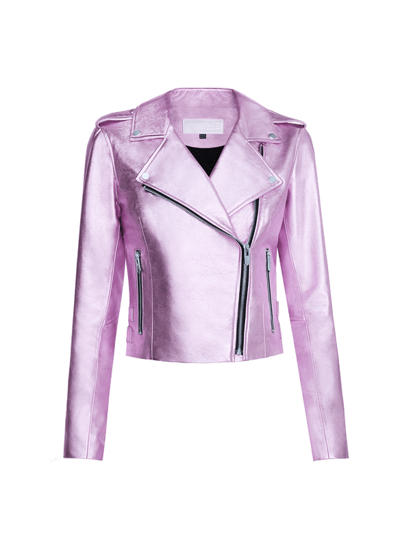 Purple leather jackets for women | ZALANDO